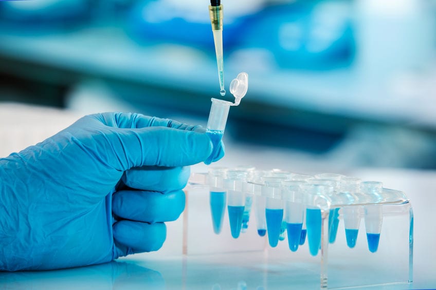 New Project (9) hand of Chemical engineer pipetting sample in tube pcr in the re